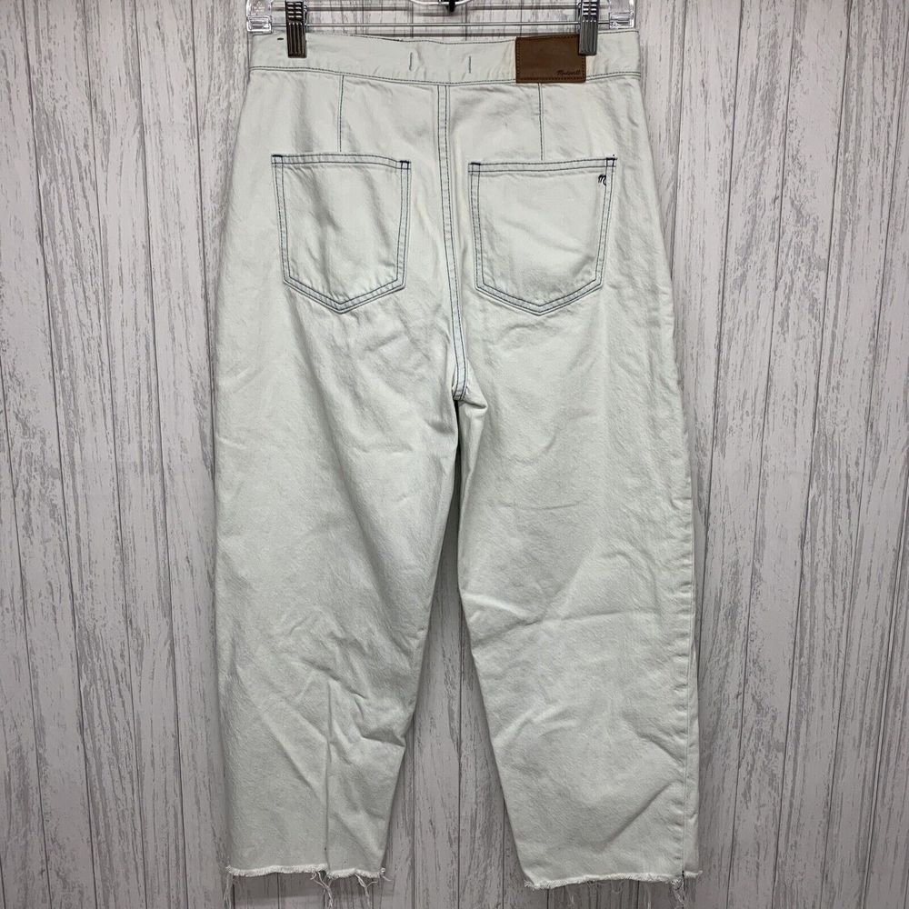 Womens Size 27 Madewell Tapered Wide Leg Jeans EUC - Picture 3 of 6